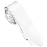 Mens White Silk Tie sublimation blanks
